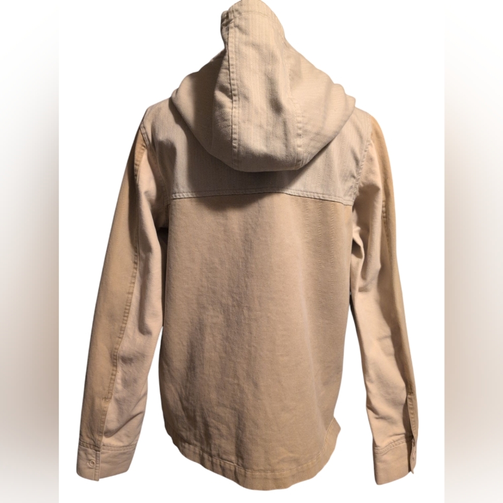 Burton Cleo Hooded Pullover Tan Utility Jacket Size Small - Picture 3 of 14